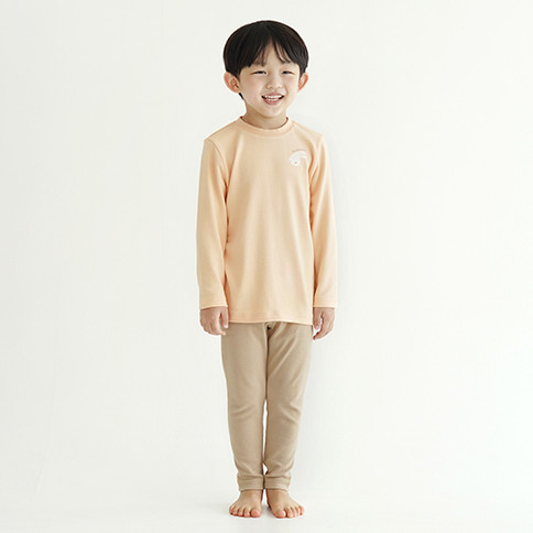 BambooKids Village Tone in Tone Long Sleeve Loungewear_Bunny