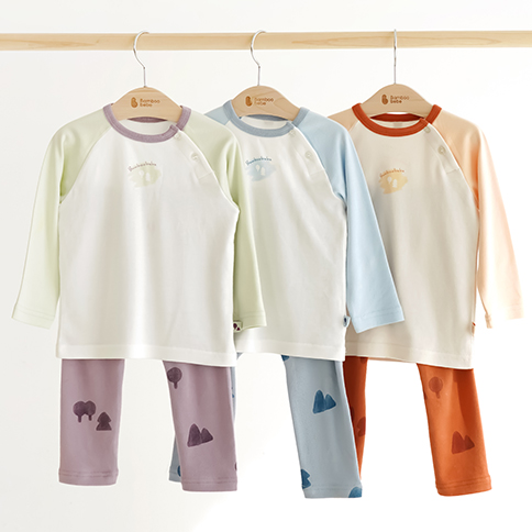 Bamboo Village Long Sleeve Loungewear Set_Forest<br/>(6~36Months)