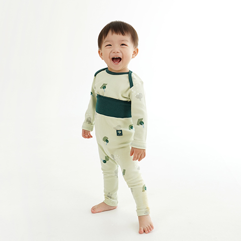 Bamboo Village Long Sleeve High Waist Loungewear Set_Fruit<br/>(0~24Months)