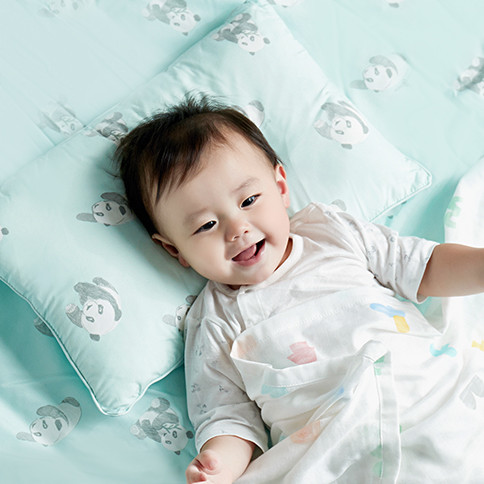 Bamboo Panda Toddler Bedding Set<br><font color=#3a7eba><b>[Comforter+Pad+Pillow]</b></font>