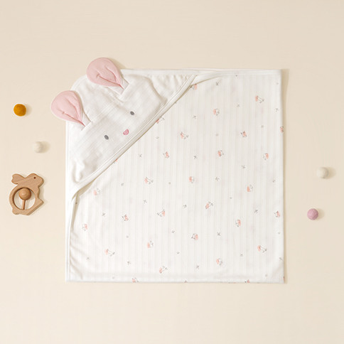 BambooMesh Hugbee Baby Swaddle Blanket_Bunny