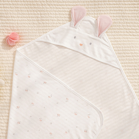 BambooMesh Hugbee Baby Swaddle Blanket_Bunny