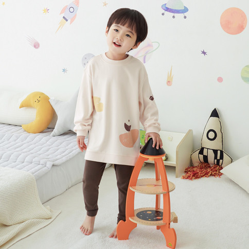 BambooKids Space Long Top & Sleeve Loungewear Set