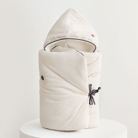 Bamboo Baby Swaddle Wrap Blanket (Light Gray)