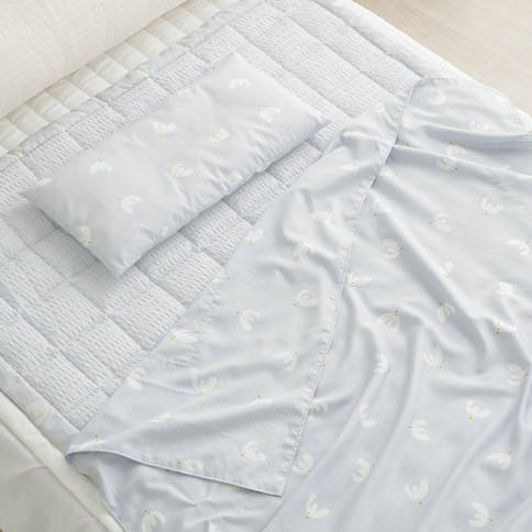 BambooModal Bird Bedding Set_Windy Gray/B(L)<br><font color=#3a7eba><b>[Comforter+Pad+Pillow]</b></font>