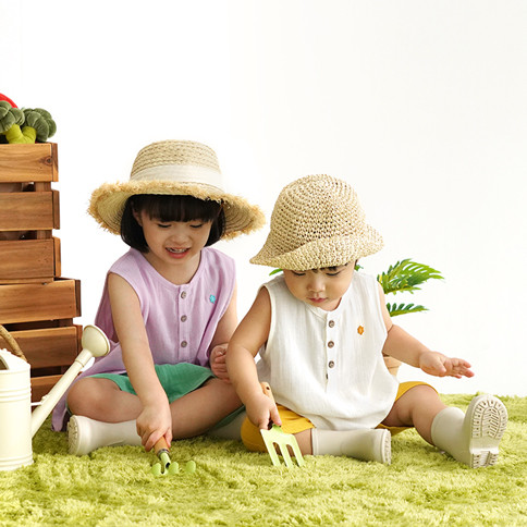 Bamboo Savory Spinach Sleeveless Set(6~60 Months)