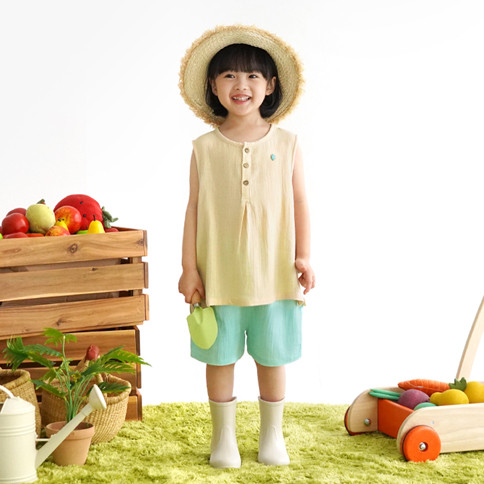 Bamboo Savory Spinach Sleeveless Set(6~60 Months)