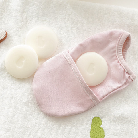 BambooPocket Reversible Wash Mitt+Body Soap Set