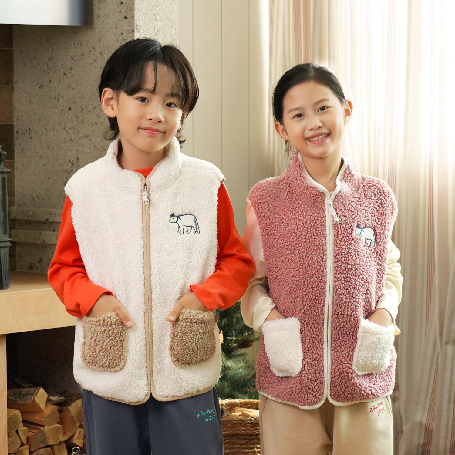 Mountain Village Fleece Vest(2~8Y)