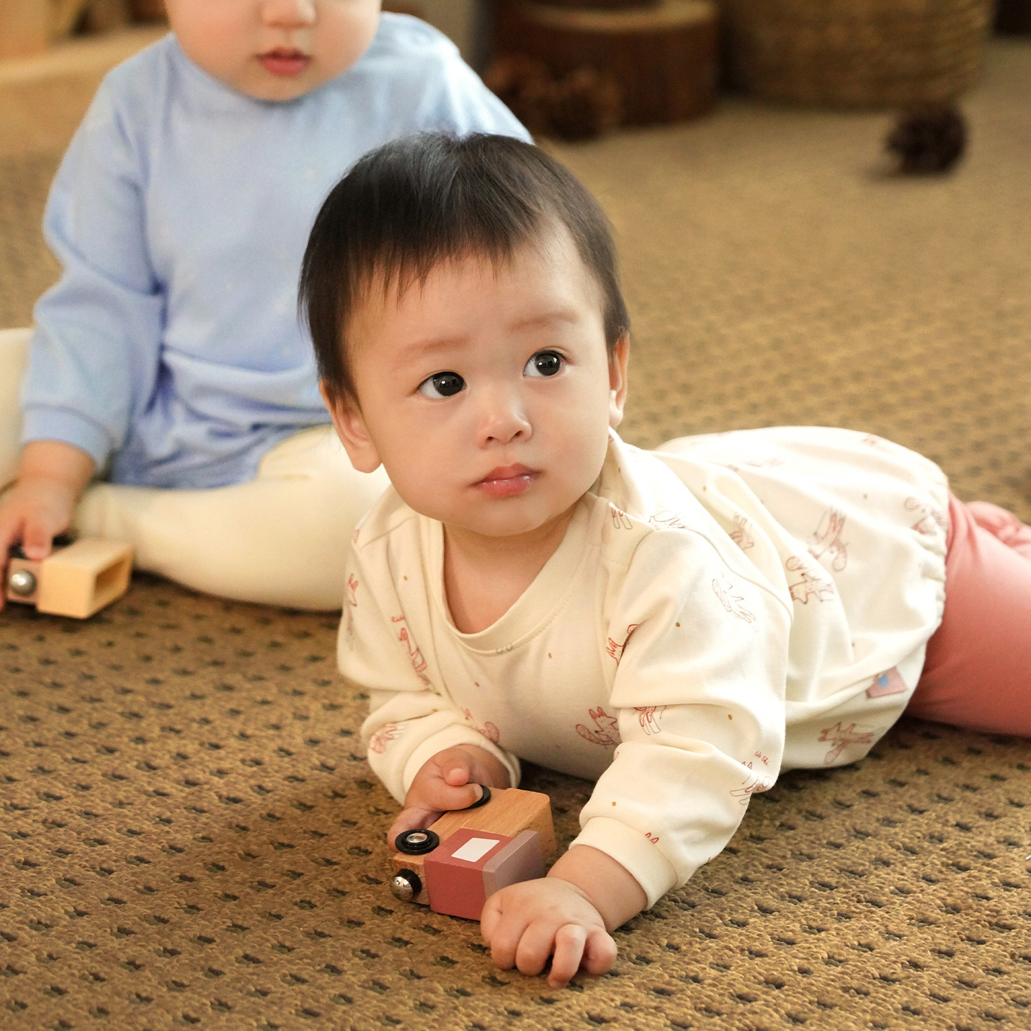 Bamboo Little Fox Baby Bodysuit & Leggings Set