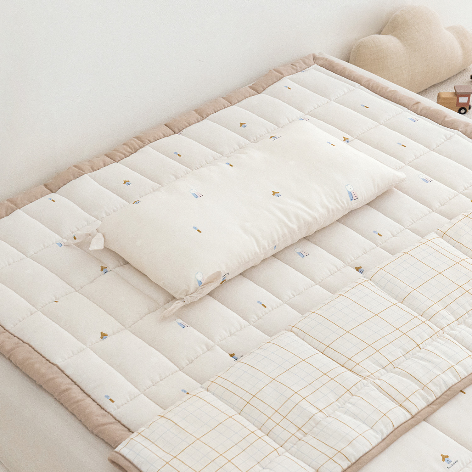 Cloud Modal Bedding Set_B(L) [Comforter+Pad+Pillow Cover]