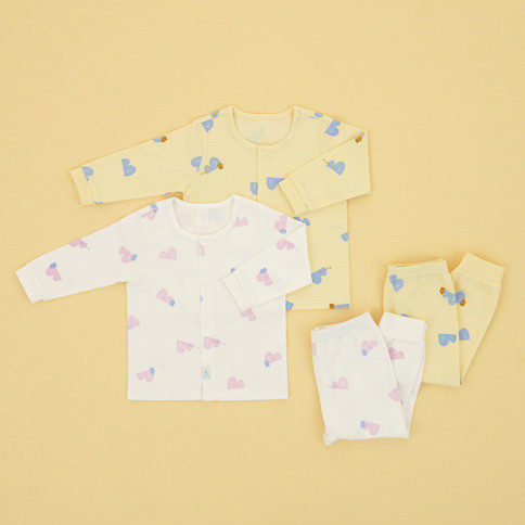 Bamboo Mountain Village Easy On&Off Long Sleeve Set(3M~3Y)