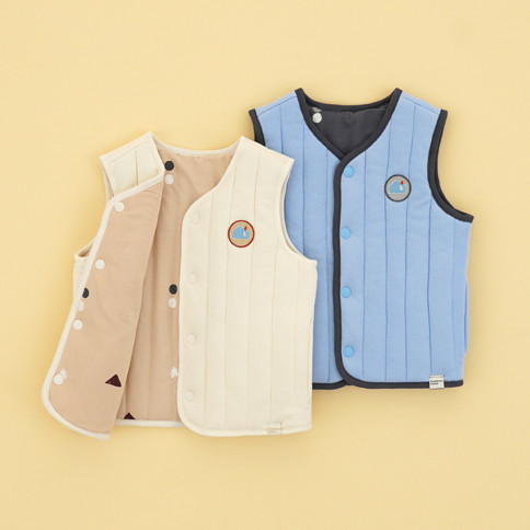 Bamboo Mountain Village Cozy Vest(12M~6Y)