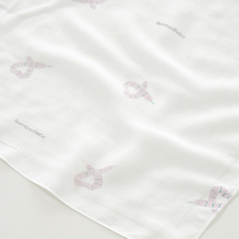 Bamboo Stable Gauze Handkerchief_Lovely Snakie 6ea