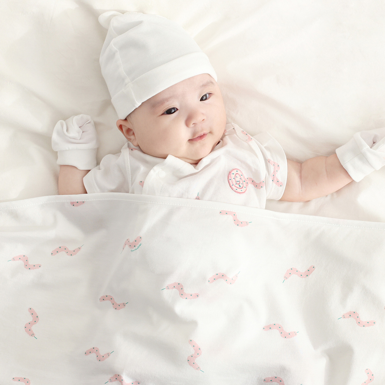 Bamboo Soft Snakie Baby Swaddle Blanket