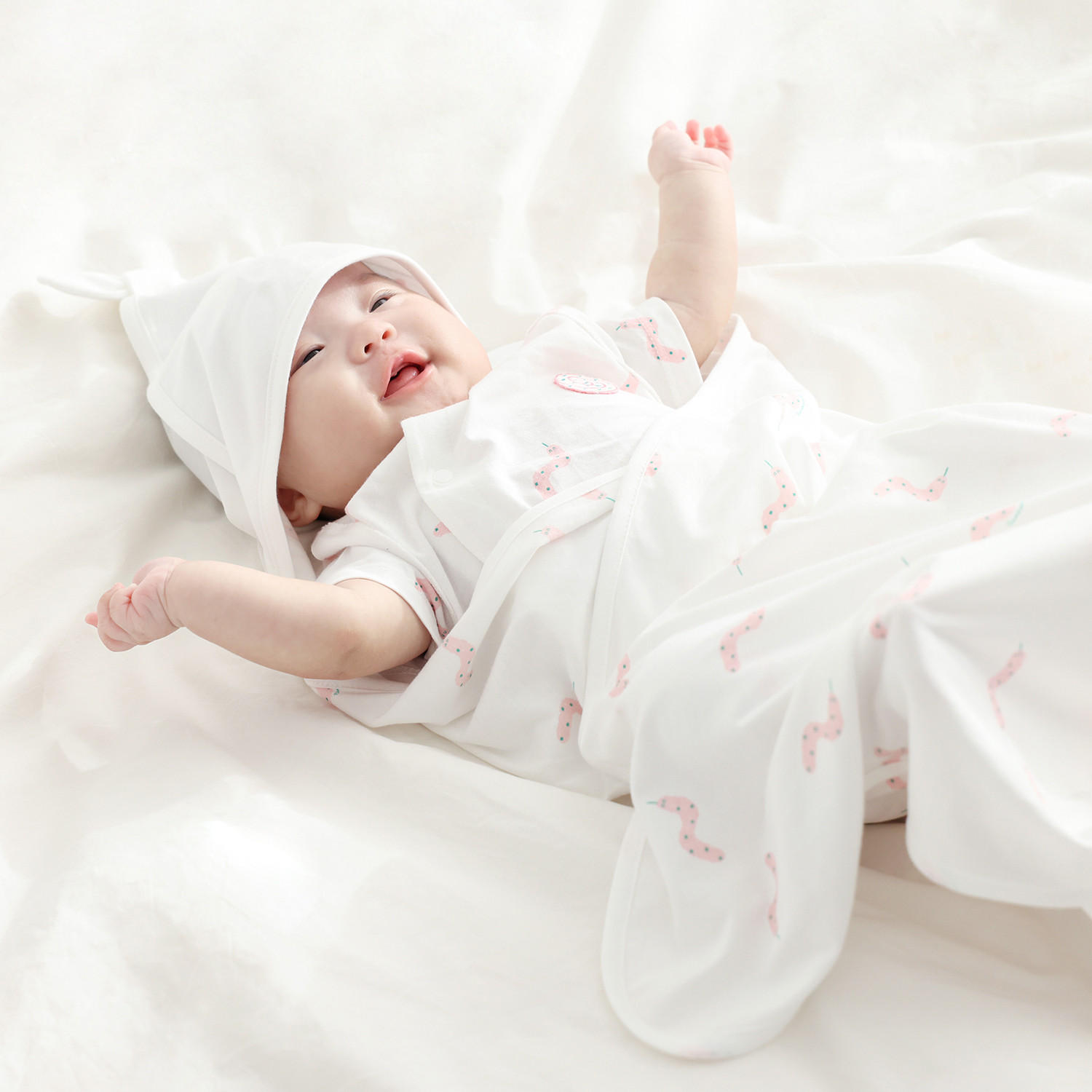 Bamboo Soft Snakie Baby Swaddle Blanket