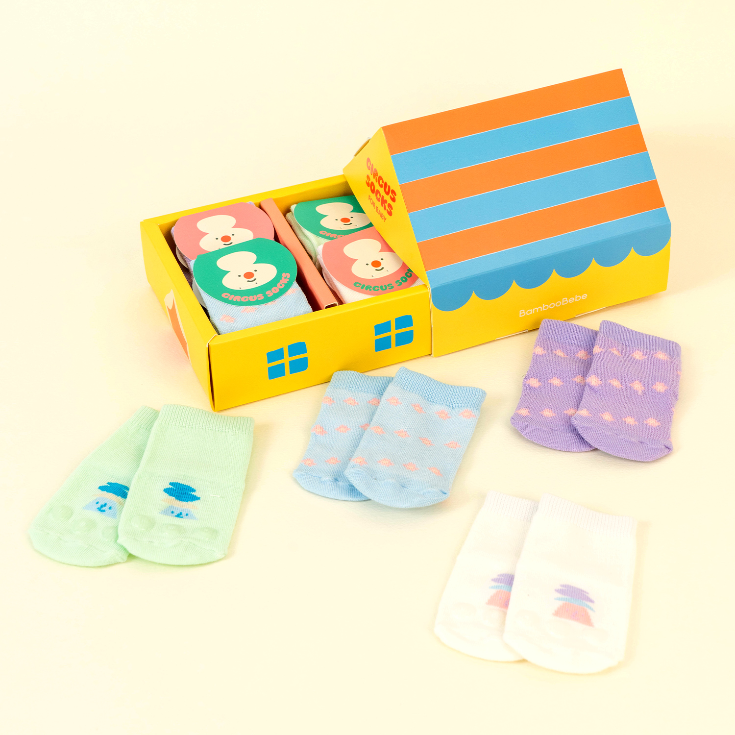 Bamboo Circus Socks Set