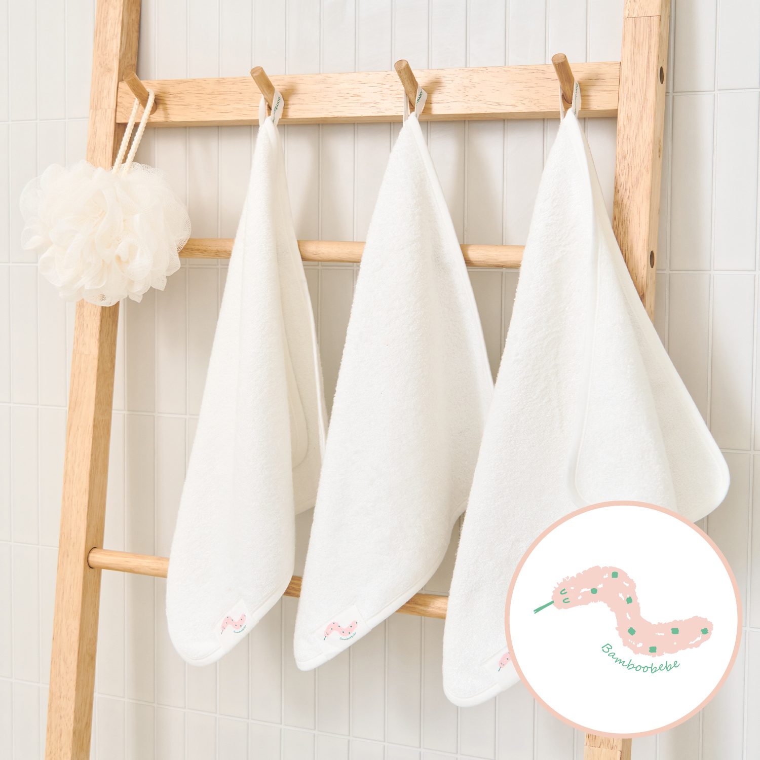 Bamboo Soft Snakie Hanging Towel