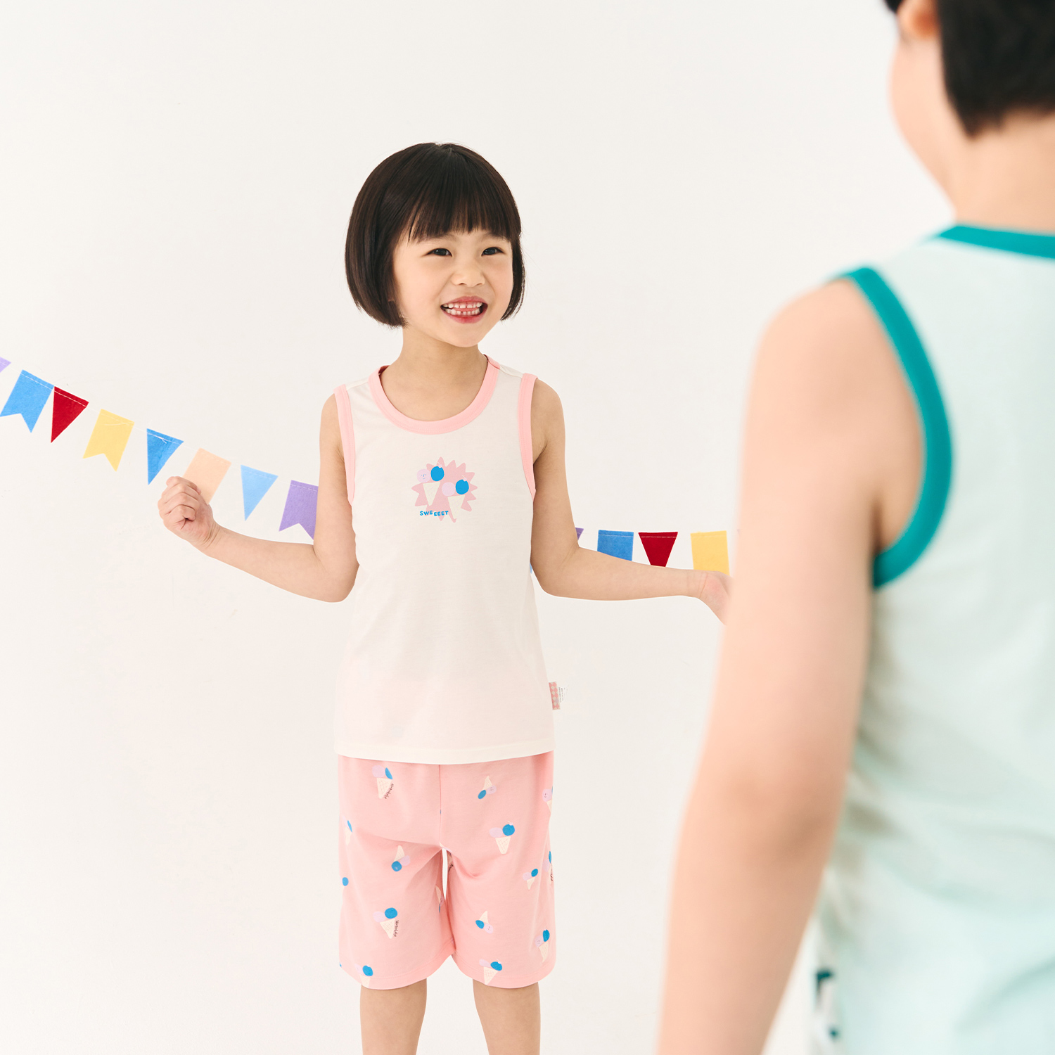 BambooKids BambooCool Circus Sleeveless Loungewear Set(3~8Y)