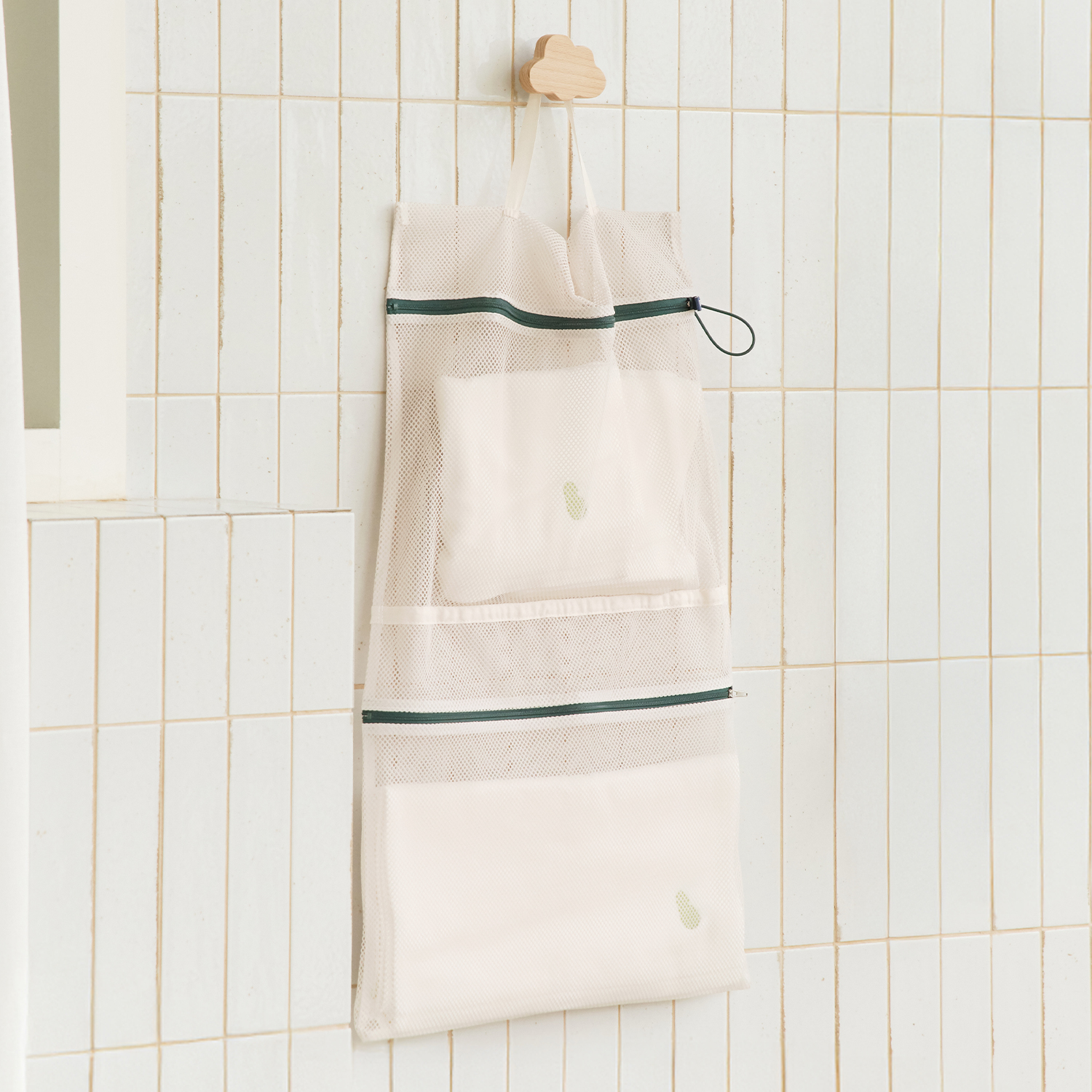 Pure Beige Non-Fluorescent Laundry Net(Multi-Use)