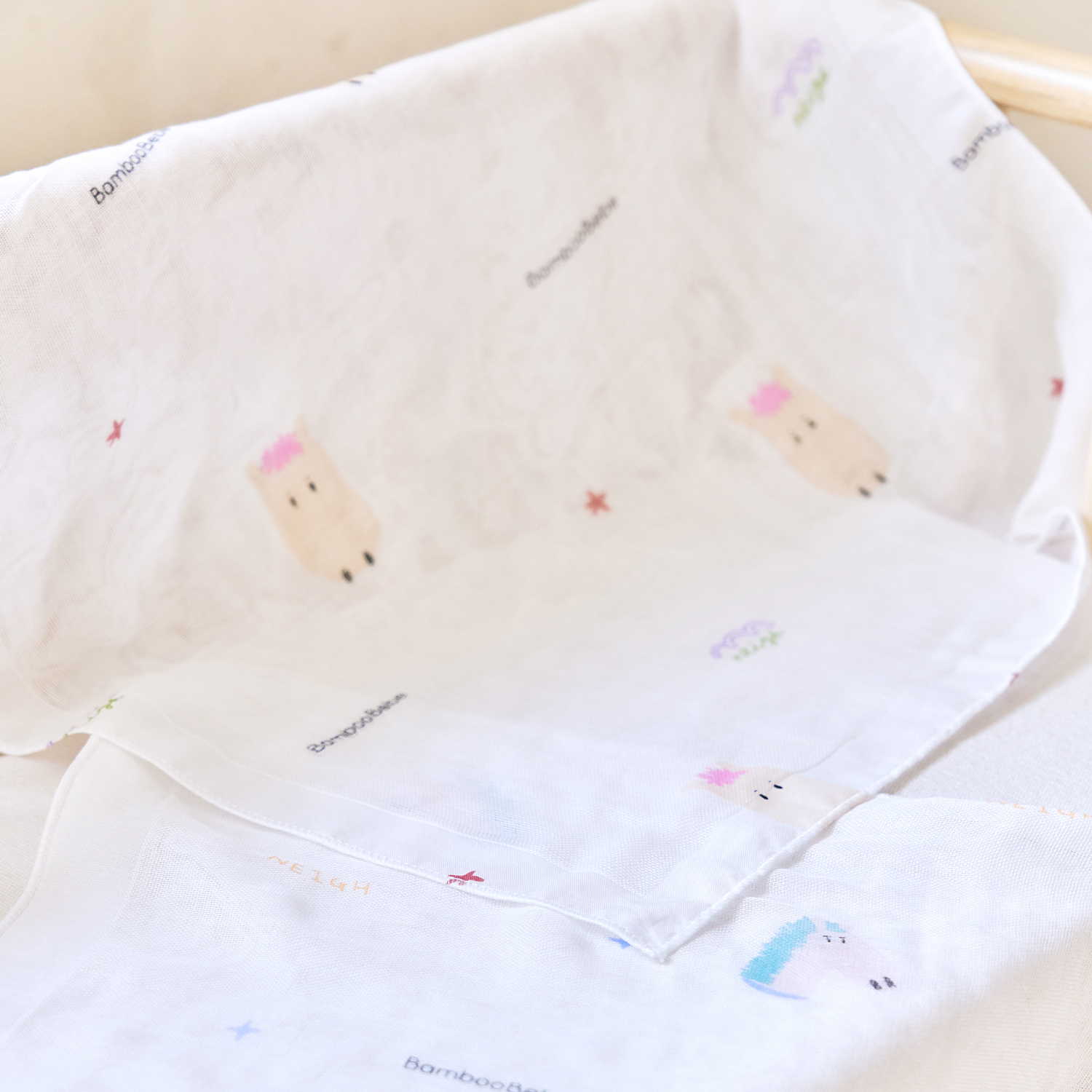 <font color=#3a7eba><b>[말띠 컬렉션]</b></font></br>시그니처 거즈손수건_행복한 말랑이 6장