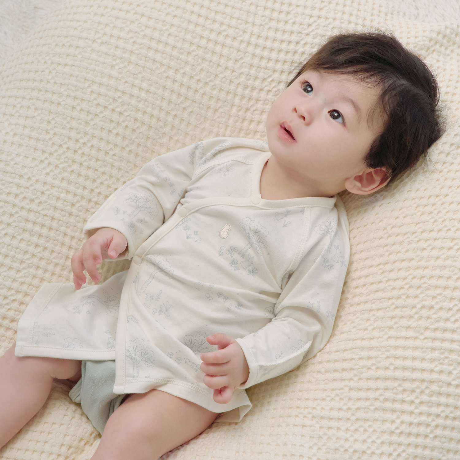 밤부 포레 배냇저고리