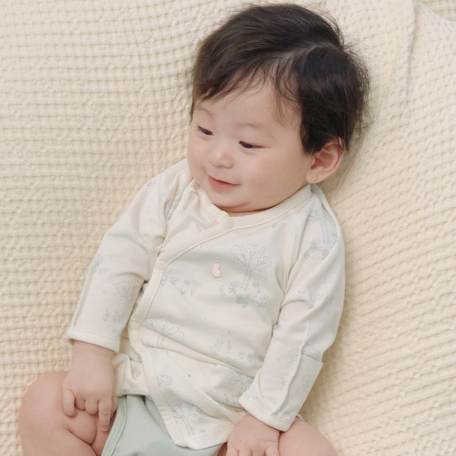 밤부 포레 배냇저고리