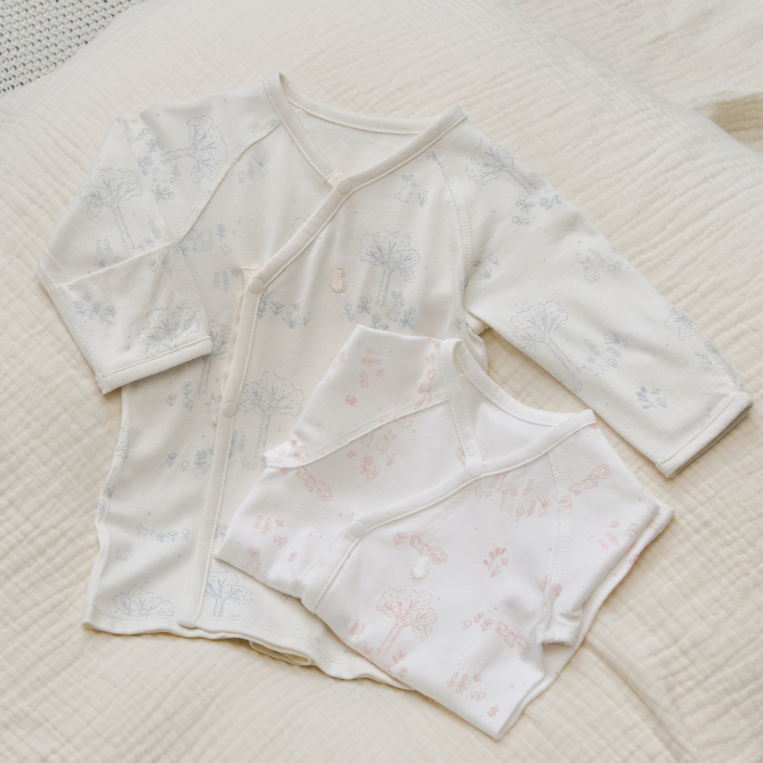 밤부 포레 배냇저고리