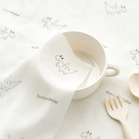 Bamboo Signature Gauze Handkerchief_Baby Dragon