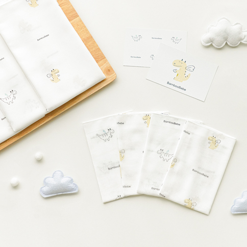 Bamboo Signature Gauze Handkerchief_Baby Dragon