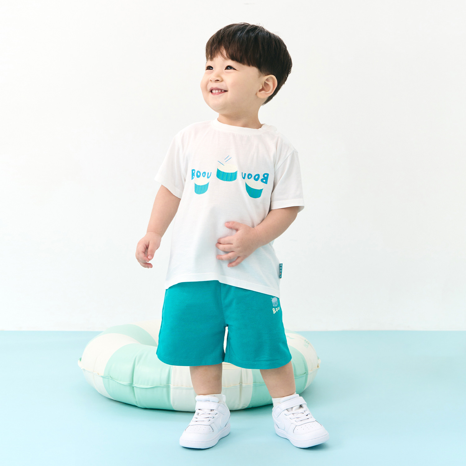 Bamboo Circus Short Sleeve Set_Drum(12M~8Y)