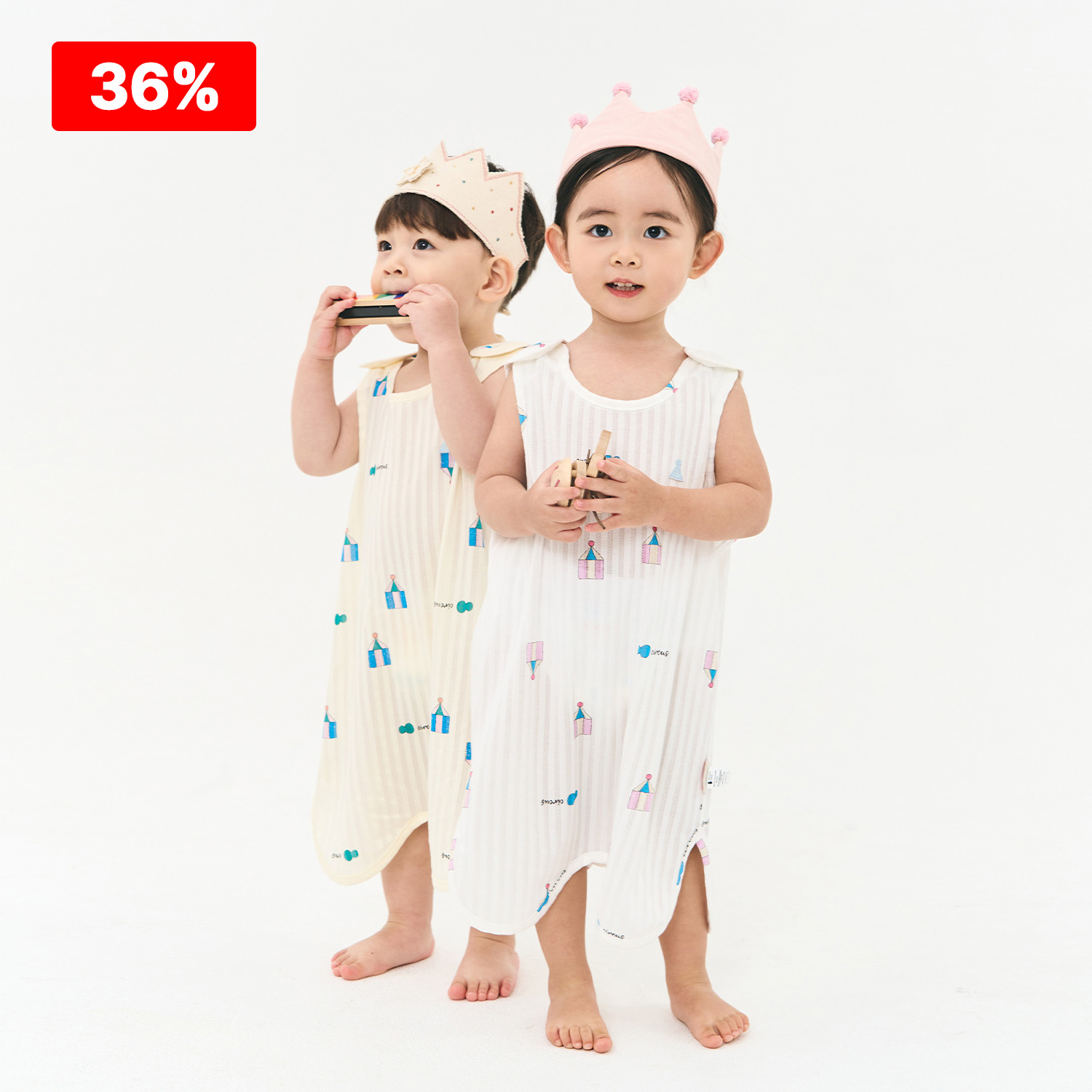BambooMesh Circus Sleep Vest(0~4Y)