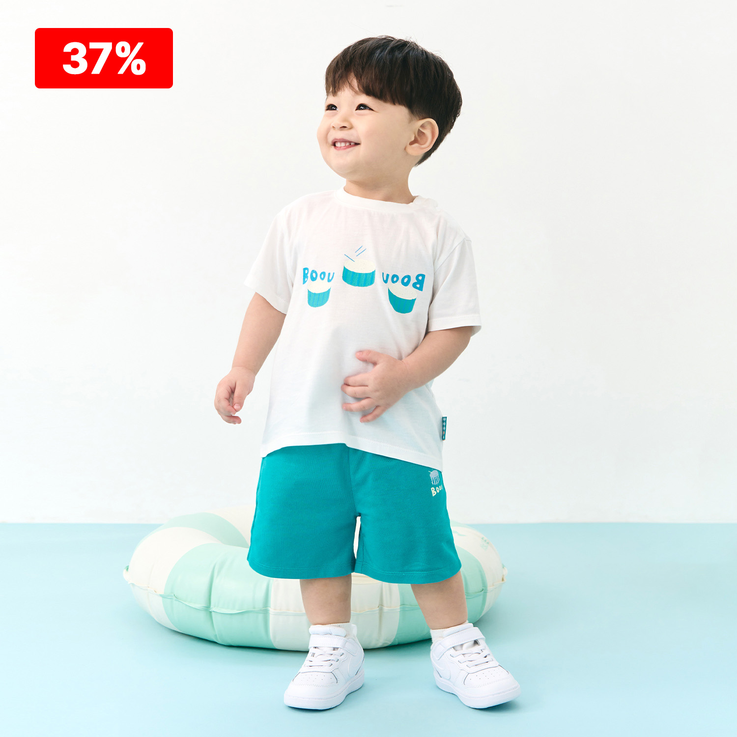 Bamboo Circus Short Sleeve Set_Drum(12M~8Y)