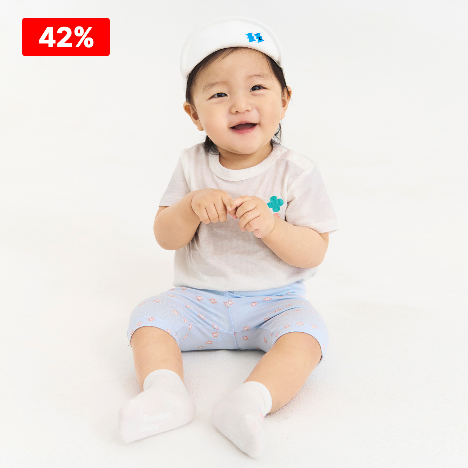 Bamboo Circus Knee Length Baby Leggings 2PACK