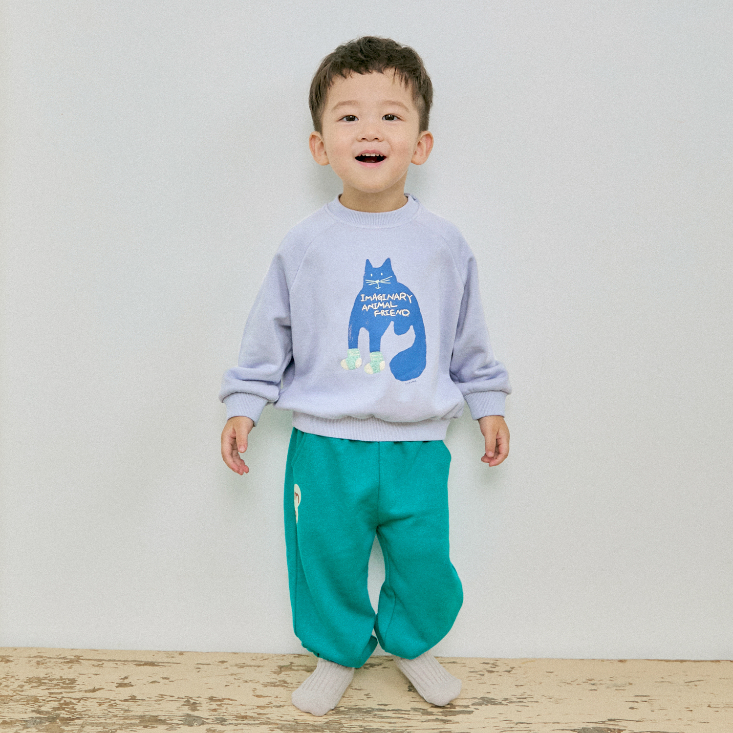 <font color=#3a7eba><b>[예약구매 9/8 순차출고]</b></font></br>판타주 루즈핏 나그랑 맨투맨 세트